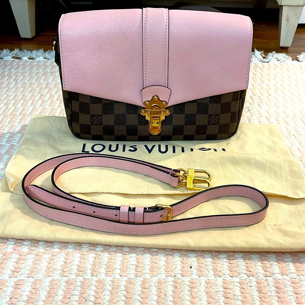 Authentic Louis Vuitton Clapton Damier Noir in  Magnolia